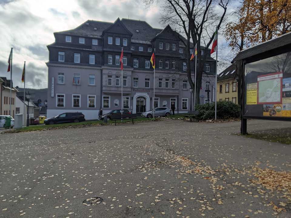 Außenansicht Rathaushotels Oberwiesenthal