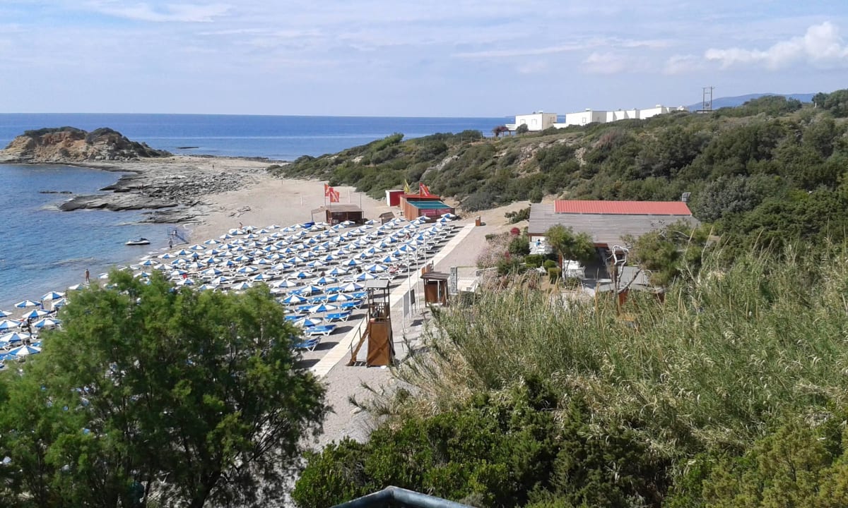 Strand mit Strandbar Rodos Princess Beach Hotel & Spa
