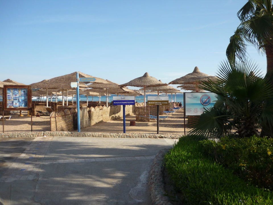 Der Hotelstrand Jaz Makadi Oasis Resort