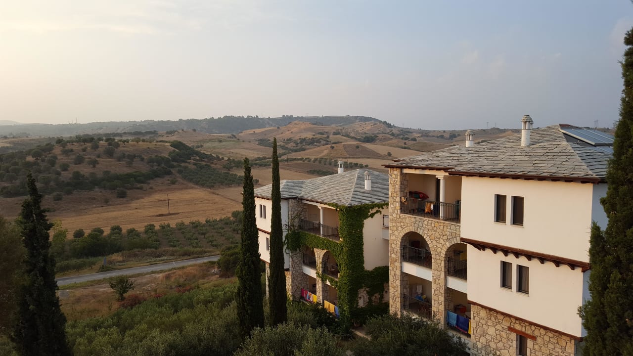 Ausblick vom Turm Hotel Geranion Village