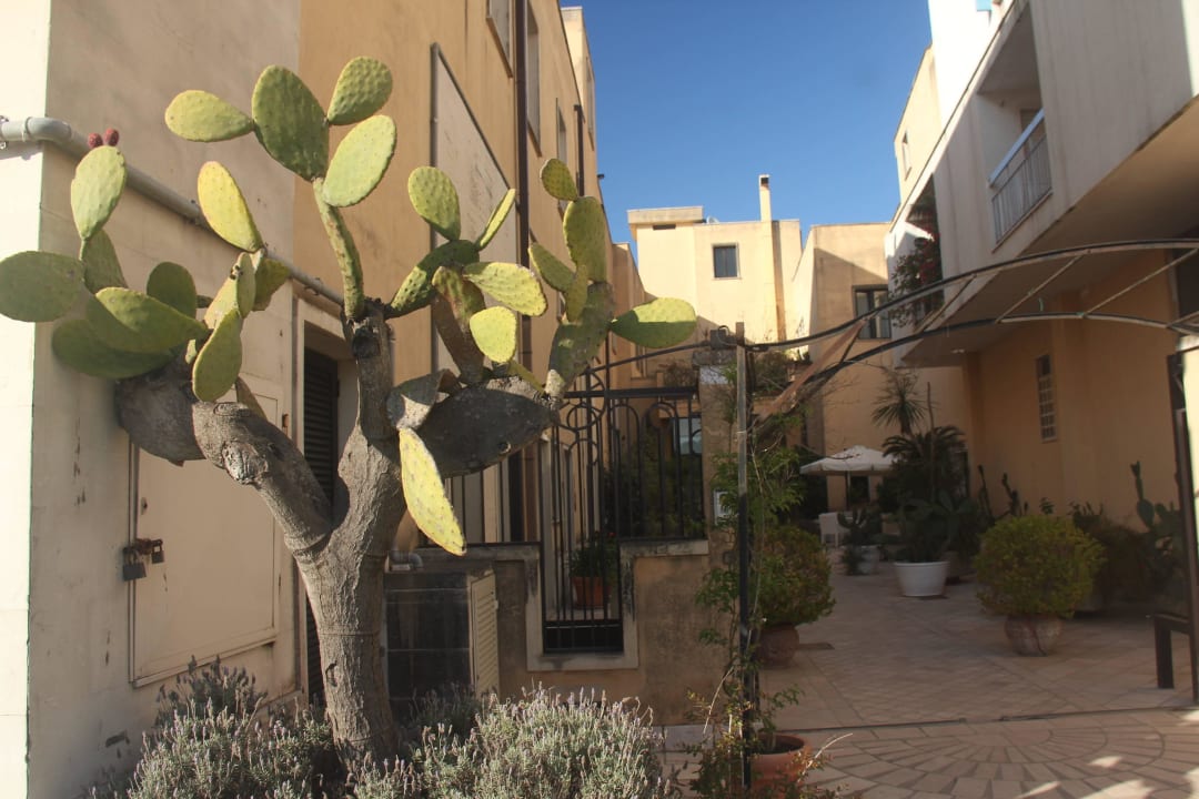 Eingang zur Rezeption Hotel Miramare