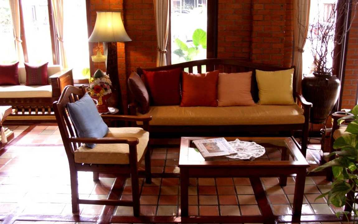 Eingangsbereich Guesthouse Sripat