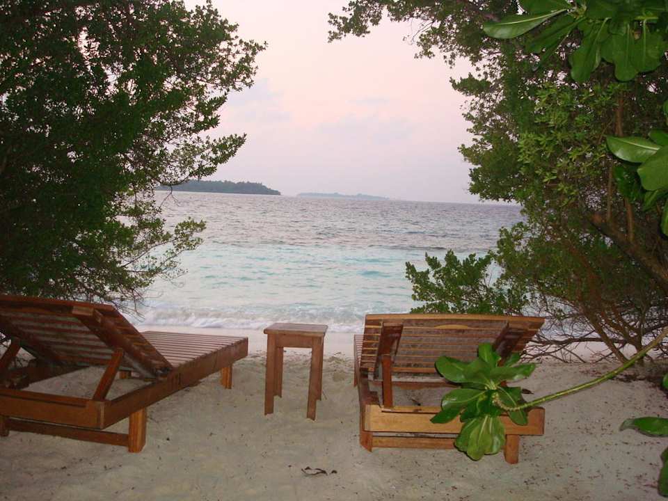 Blick von Terrasse NH Collection Maldives Reethi Resort