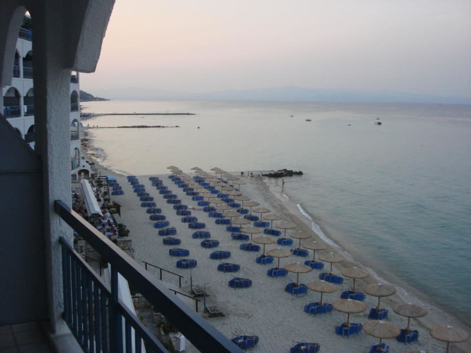 Blick vom Balkon Ammon Zeus Luxury Beach Hotel