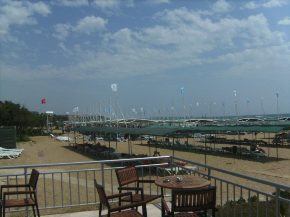 Strand von der Strandbar aufgenommen Seher Kumköy Star Resort & Spa