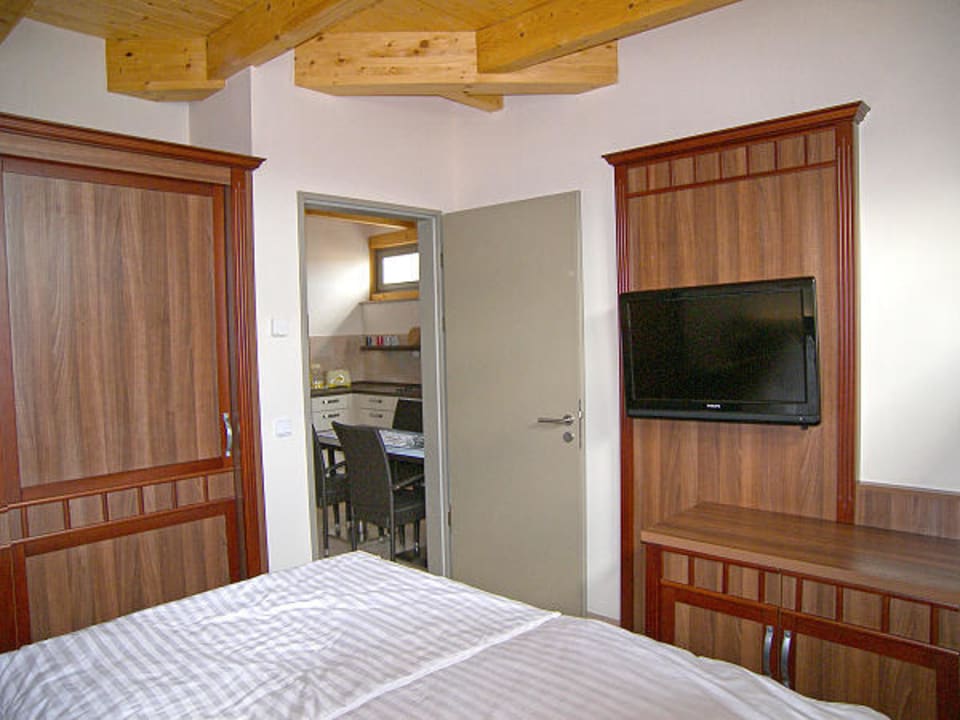 Turmsuite - Schlafzimmer unten Waldhotel