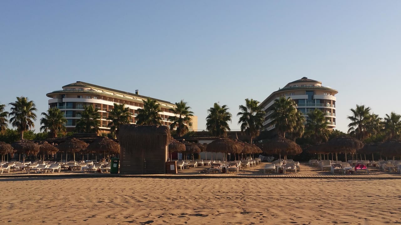 Blick vom Strand Voyage Belek Golf & Spa