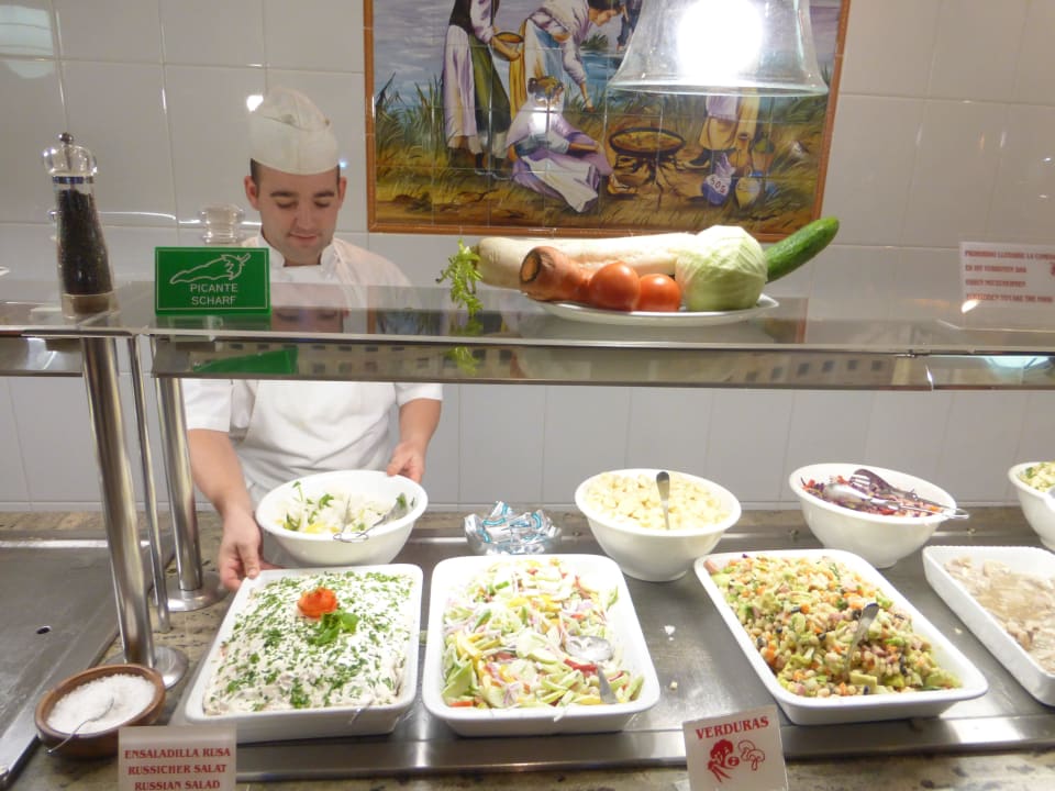 Nudeln-,Gemüsesalatbüffet Hotel Europalace