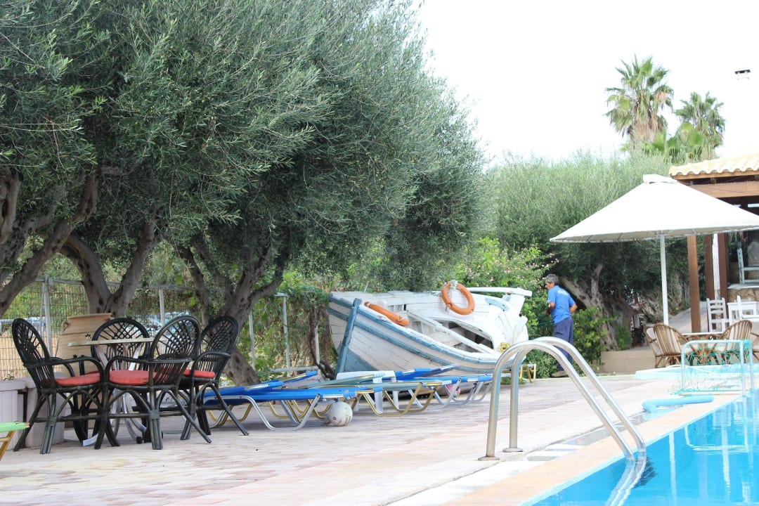 Basen, łódka Lili Hotel