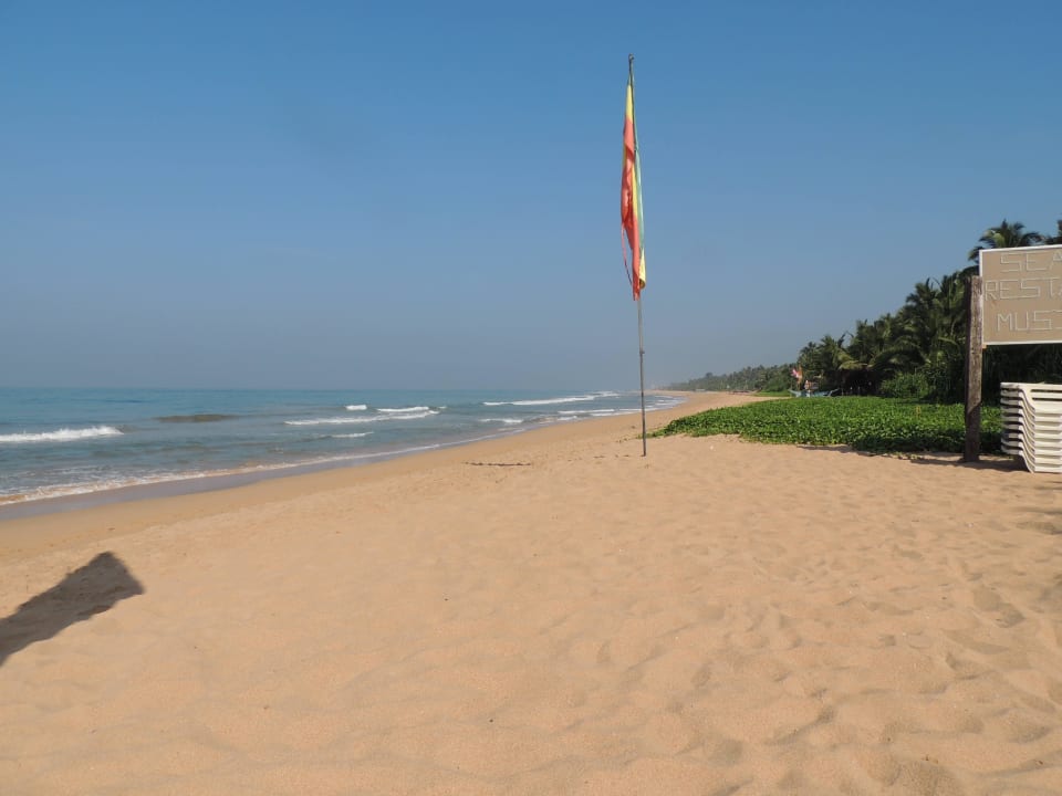 Ein Blick vom "Warahena Beach" nach Bentota Hotel Bentota Village