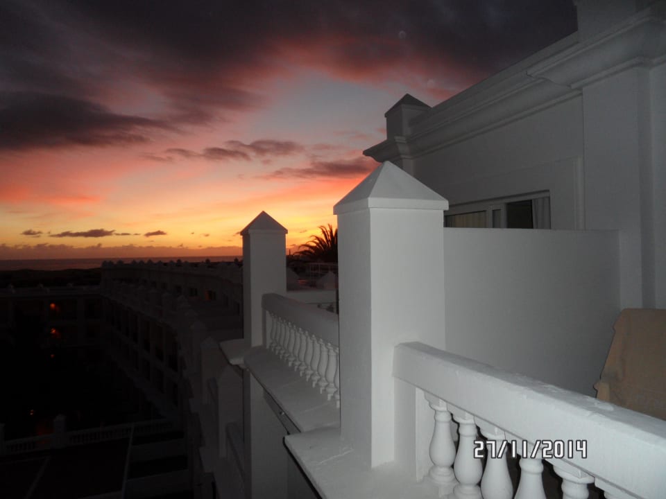 Sonnenuntergeng vom Balkon Hotel Riu Palace Maspalomas Adults Only