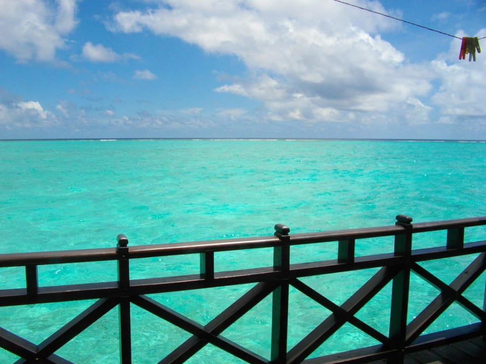 Terrasse Wasserbungalow 107 Summer Island Maldives
