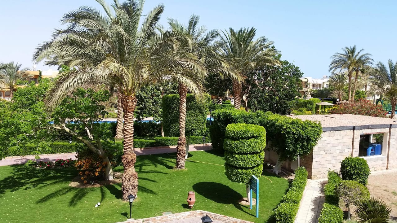 Vom Balkon (Gartenseite Ausblick) Golden Beach Resort