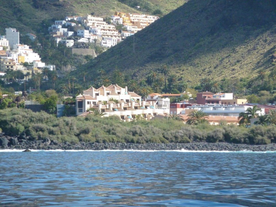 Baja del Secreto, vom Boot aus gesehen Hotel Baja del Secreto