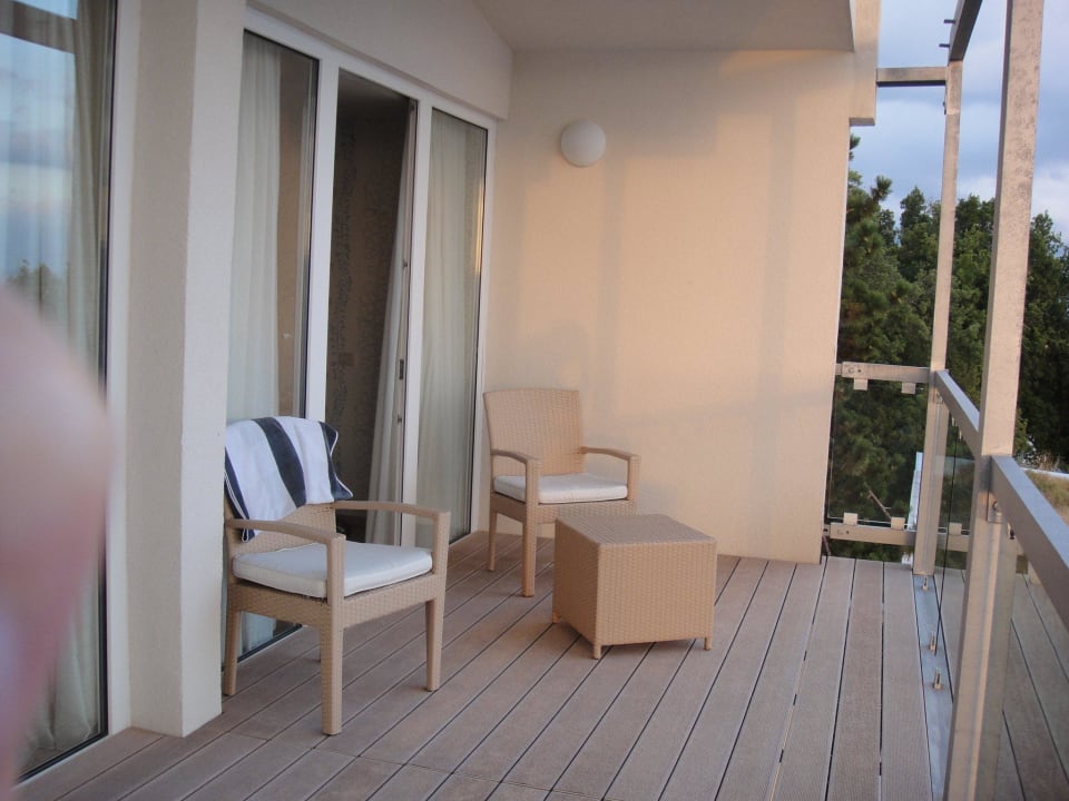 Große Terrasse Junior Suite 334 (ganz oben) Wyndham Grand Novi Vinodolski Resort - The View & Family Apartments