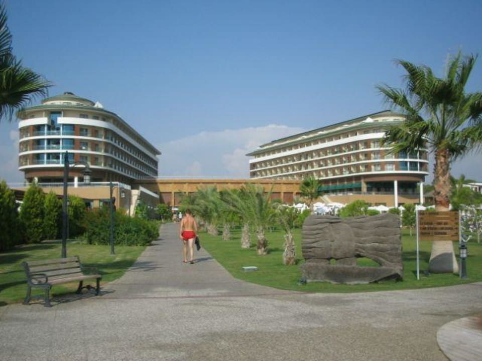 Vom Strand richtung Hotel Voyage Belek Golf & Spa