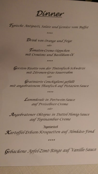 Gastro Monte Pana Dolomites Hotel