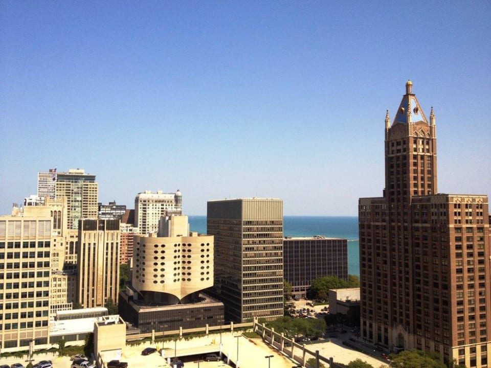 Aussicht aus dem 25. OG DoubleTree by Hilton Hotel Chicago - Magnificent Mile