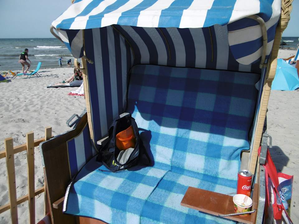 Strandkorb gehört zur Wohnung Ferienwohnhung Strandschwalbe