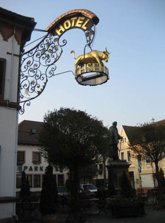 Stilvolle Reklame Zum Goldenen Ochsen