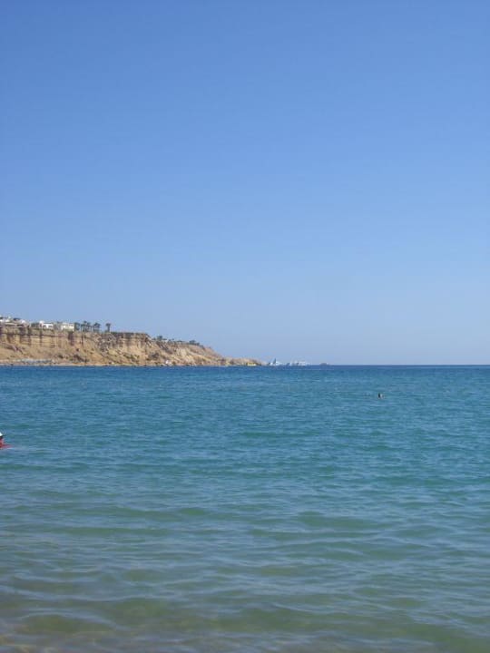 Blick vom Strand aufs Meer Iberotel Palace