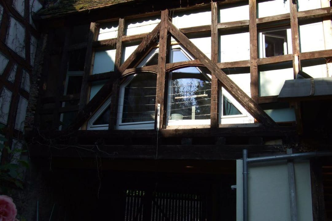 Mein Zimmer von außen Hotel Zur Goldenen Krone