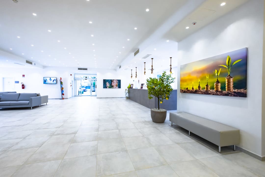 Lobby Color Green Village Cesenatico