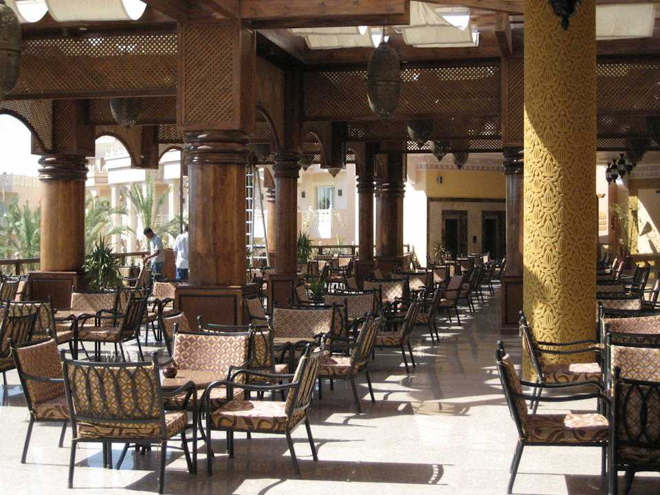 Terrasse über den Restaurants Pickalbatros Palace Resort