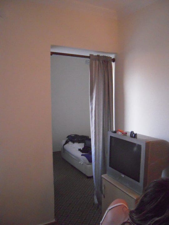 Blick auf die kurzen Vorhänge! Club Hotel Pineta