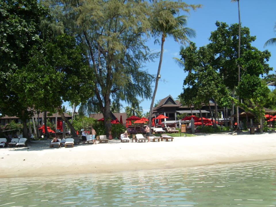 Strand vom Wasser aus Amari Koh Samui