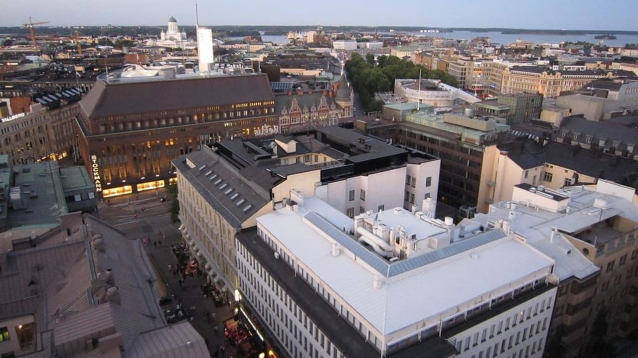 View from Ateljee bar Solo Sokos Hotel Torni Helsinki