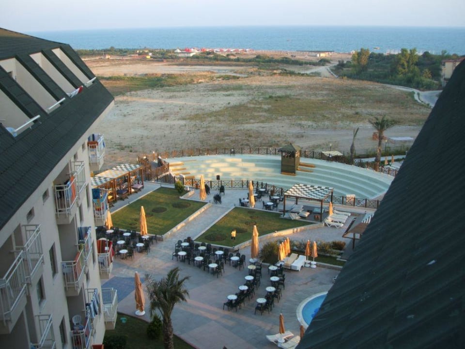 Blick vom Balkon (Haupthaus) Hotel Novum Garden Side