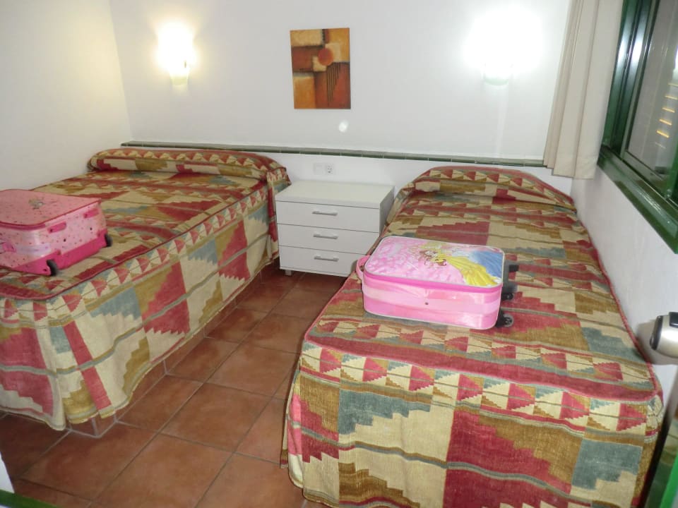 Schlafzimmer bei Ankunft Canary Garden Club