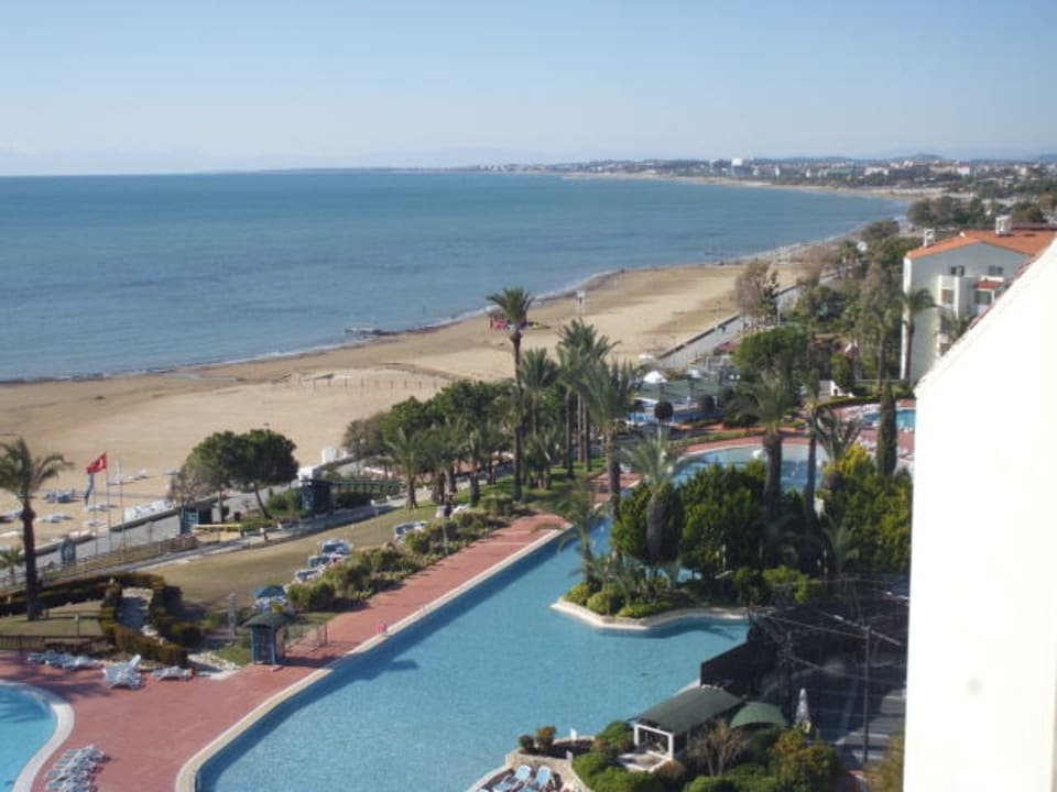 Blick aus dem Zimmer im 6 Stock PALOMA Perissia