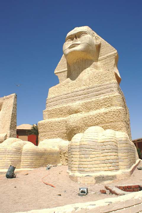Sphinx in der Fantasiaarena Pickalbatros Alf Leila Wa Leila Resort - Neverland Hurghada