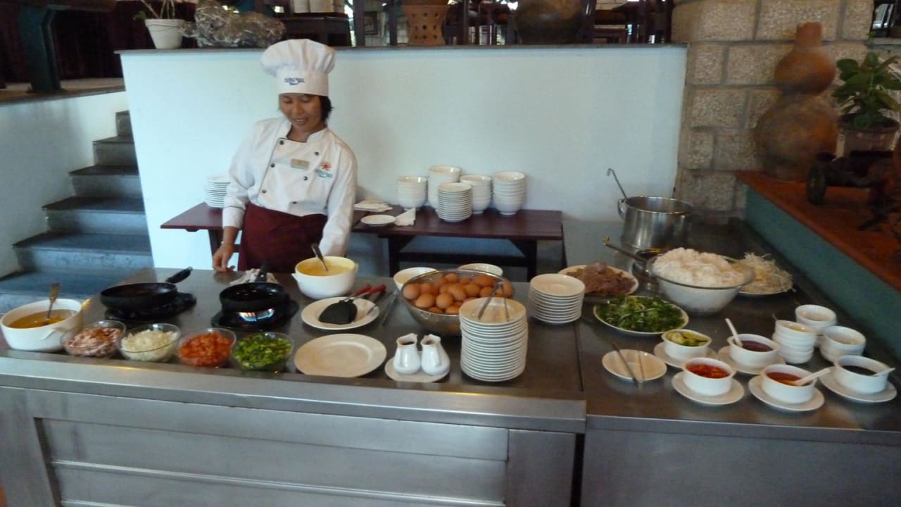 Frühstück/leckere Omeletts etc. Hoang Ngoc Beach Resort