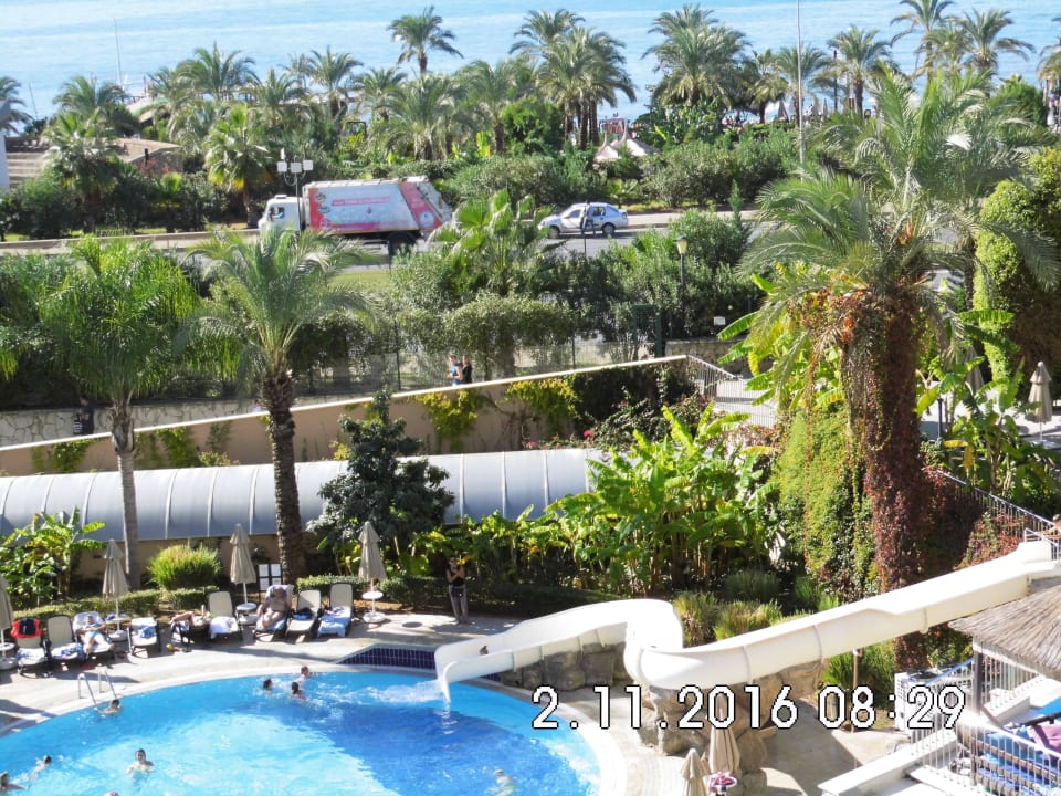 Ausblick vom Balkon Long Beach Alanya