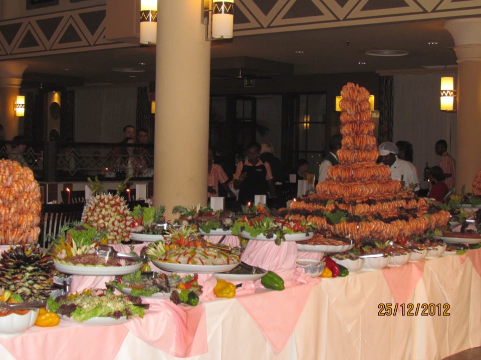 Kleiner Teil unseres Weihnachtsbüffets Hotel Riu Touareg