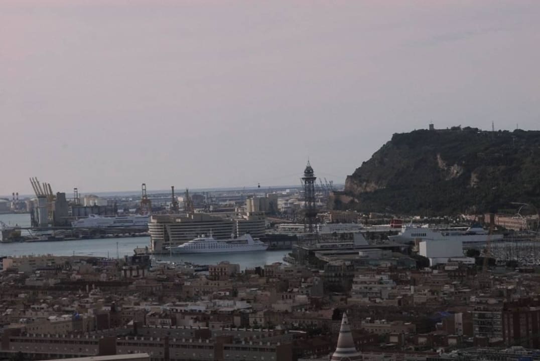 Blick von unserem Zimmer Hotel Arts Barcelona