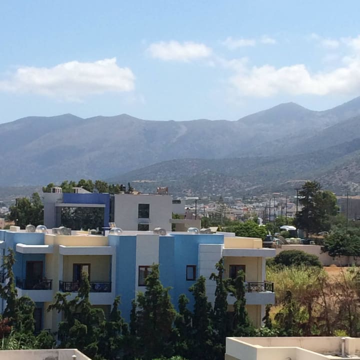 Blick vom Balkon (Haupthaus) Sentido Kyknos Beach Adults Only 16+
