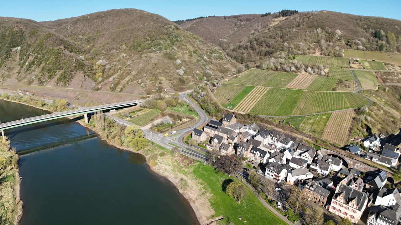 Außenansicht Moselstern Hotel Zum guten Onkel