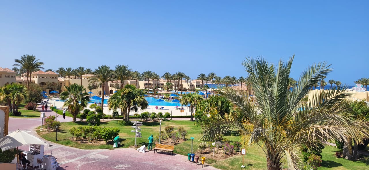 Ausblick Cleopatra Luxury Resort Makadi Bay