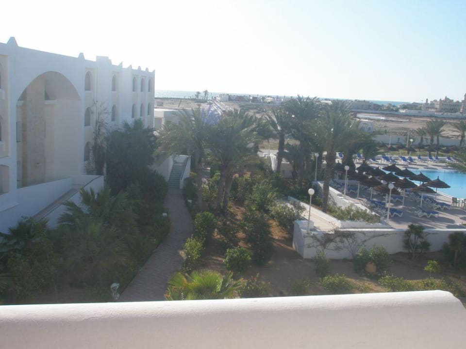 Blick vom Zimmerbalkon Calimera Yati Beach