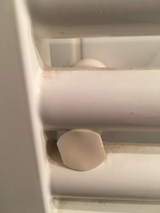 Heizkörper nach "Reinigung" Hotel Alexander