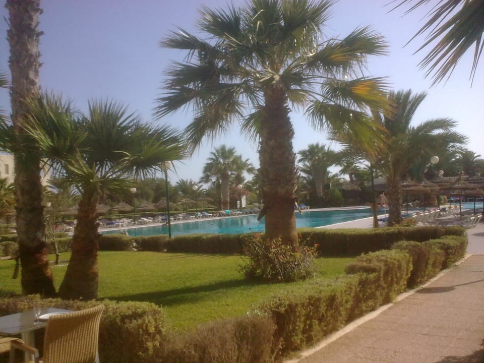 Poolblick von der Lobby Bar Iberostar Waves Mehari Djerba