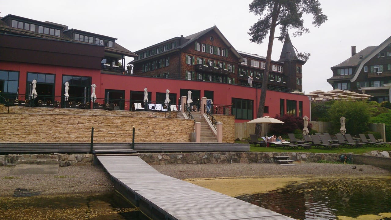 Blick vom Steg Treschers Schwarzwald Hotel