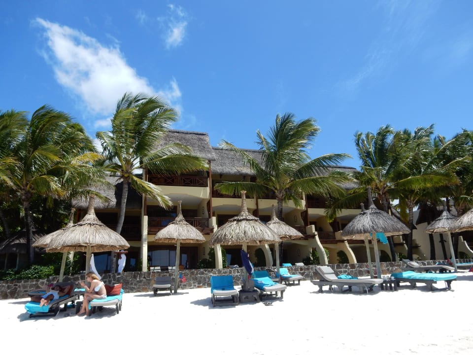 Beachfront Junior Suites vom Strand aus Constance Belle Mare Plage
