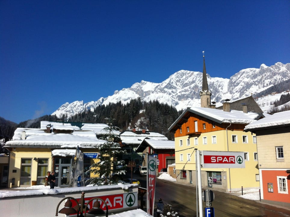 Aussicht vom Hotel Aparthotel Bergtraum