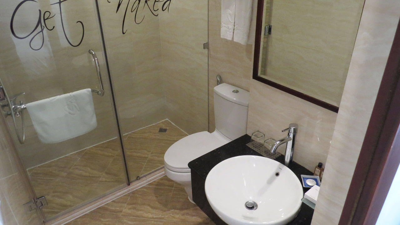 Badezimmer Sanouva Hotel