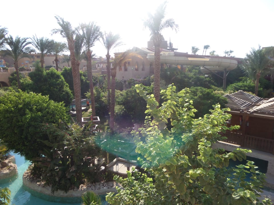 Sehr grüne Anlage Grand Waterworld Makadi & Family Star Makadi